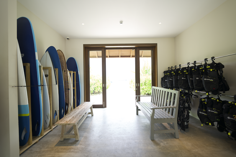 Dive Center Interior